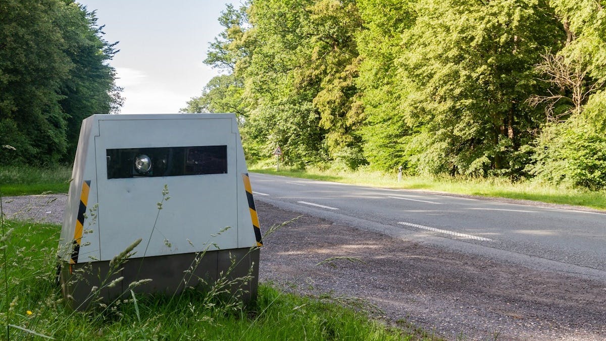 Radar de chantier positionne en foret