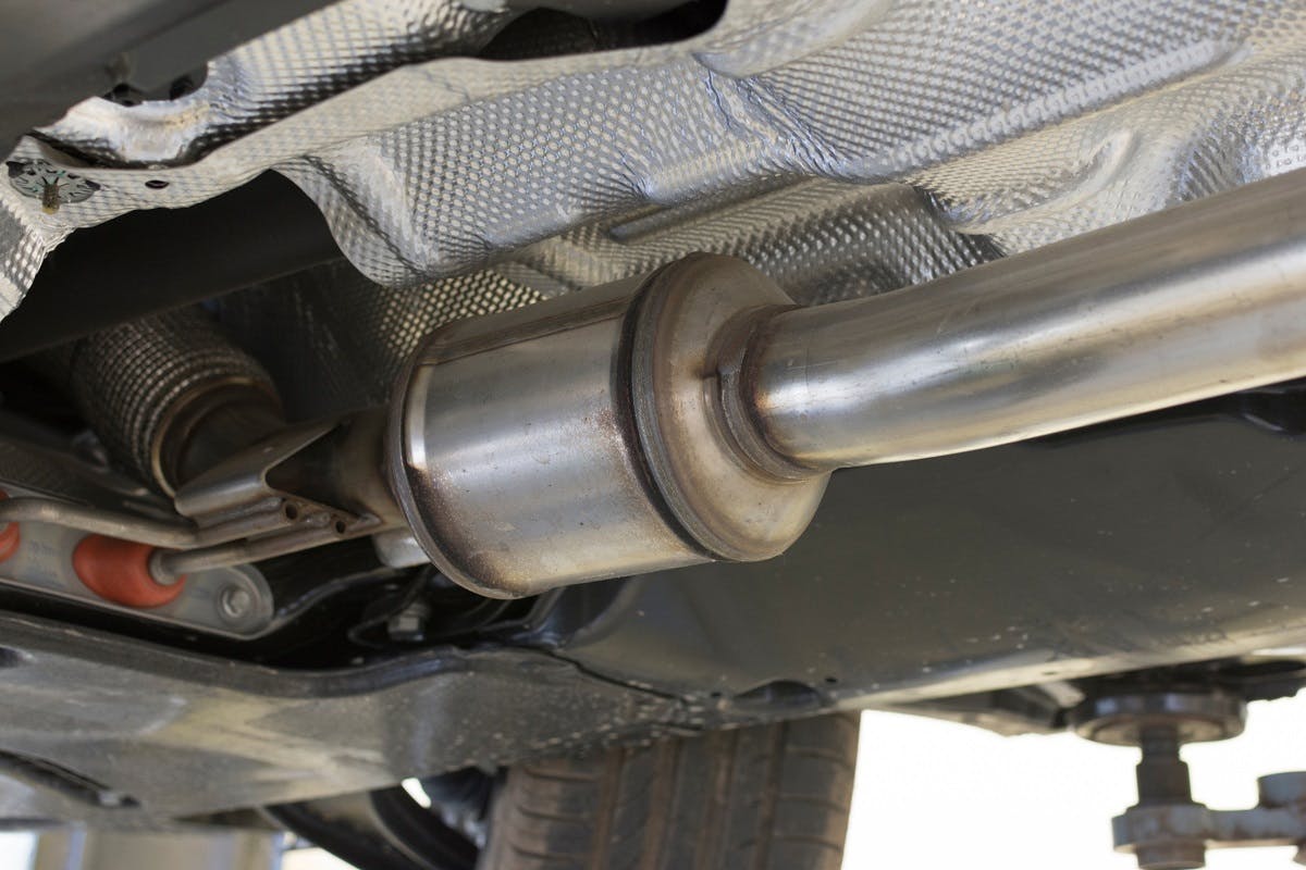 Pot catalytique d'une voiture