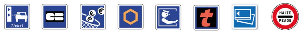 Panneaux spécifiques aux autoroutes