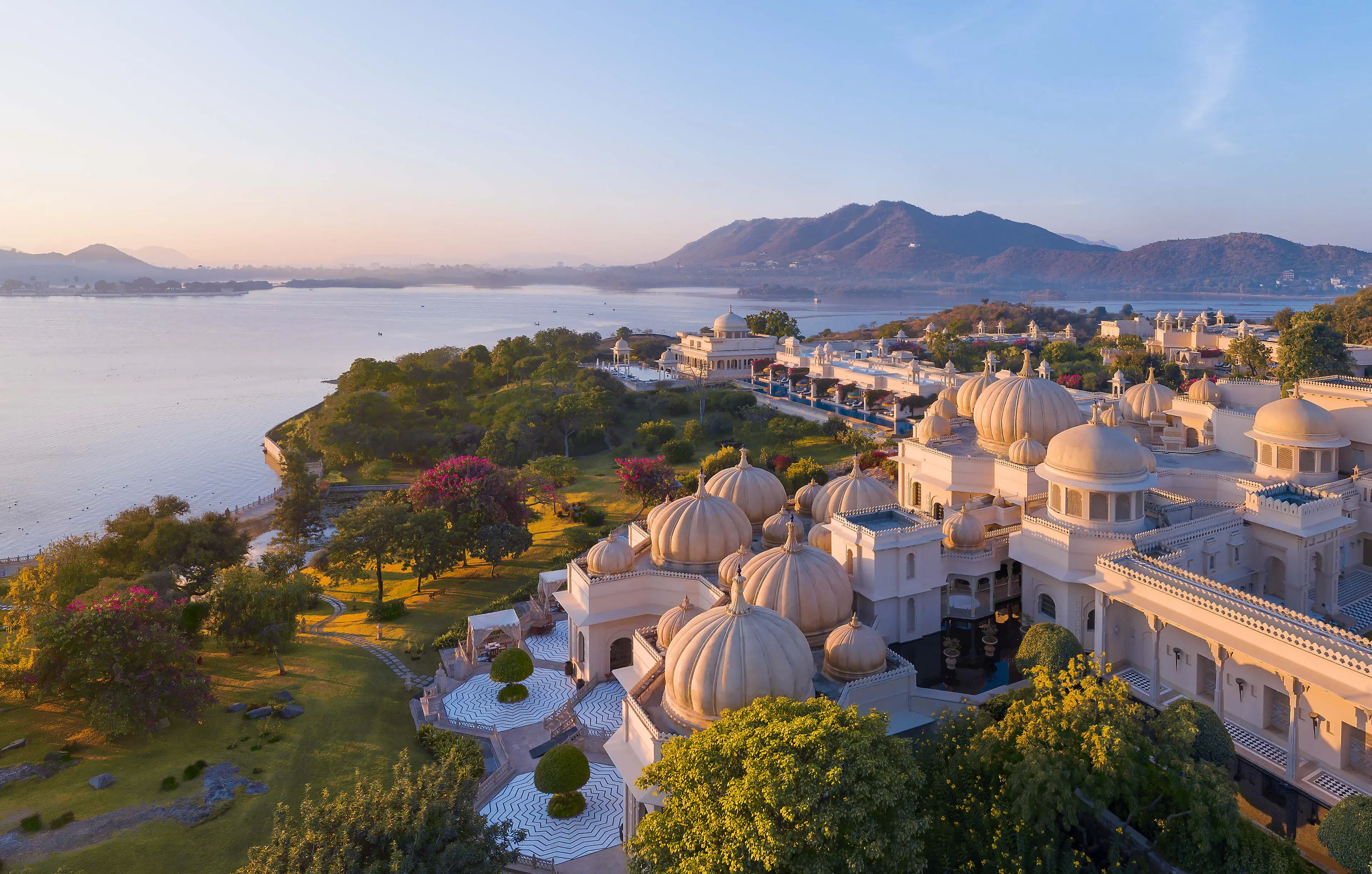 Oberoi Udaivilas Aerial View