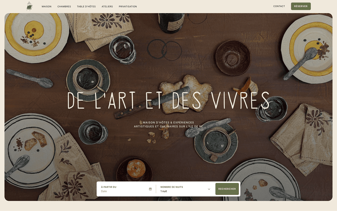Galerie projet De l'Art et des Vivres