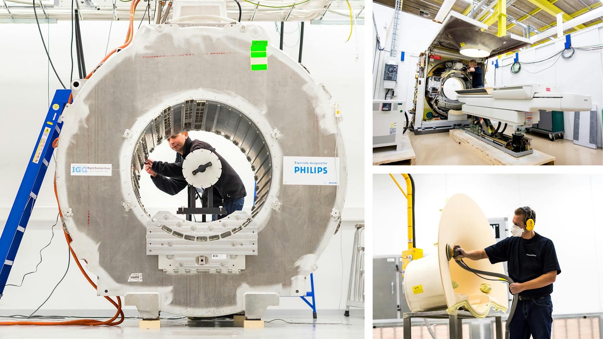 Door bestaande medische apparatuur zoals deze MRI-scanner te renoveren, zet Philips stappen naar een meer circulaire economie. Dit vermindert afval, bespaart grondstoffen en verlaagt de totale milieu-impact van de gezondheidszorg.