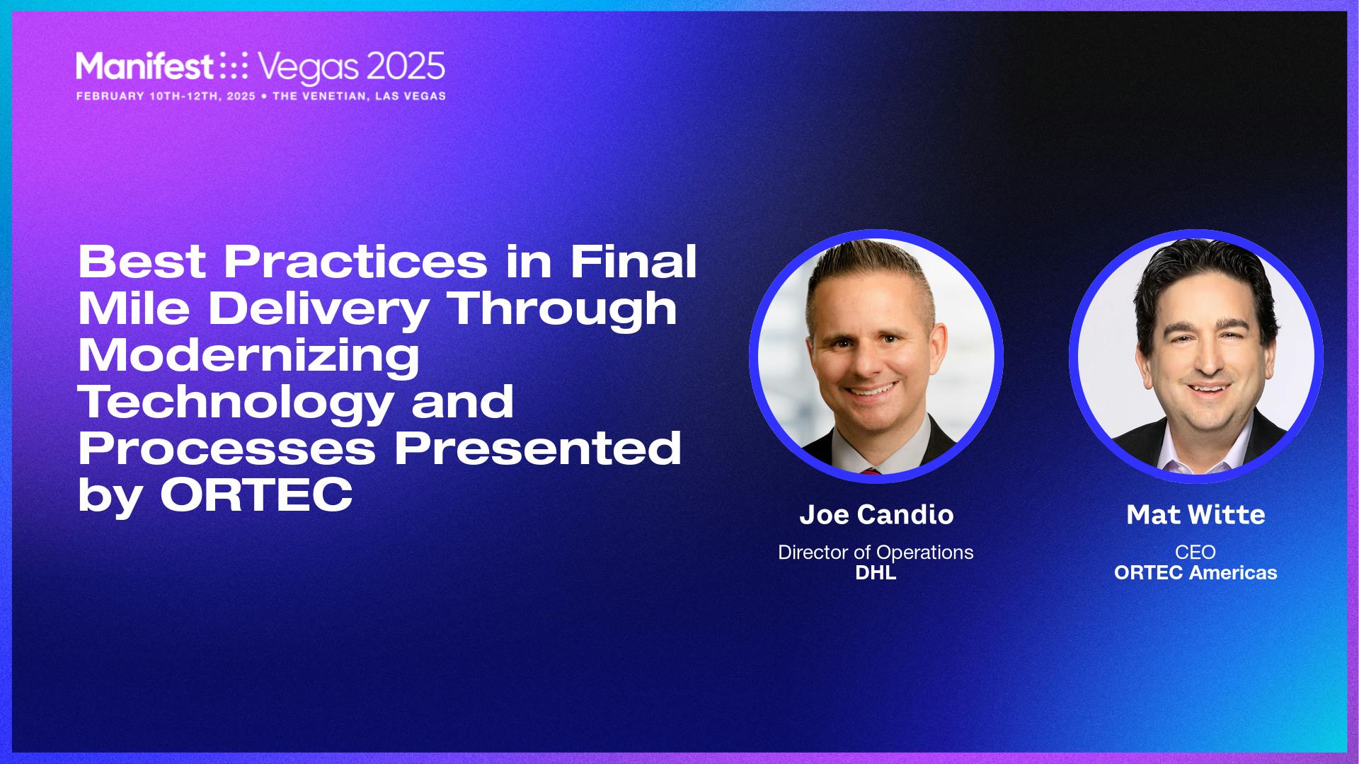 Best Practices in Final Mile Delivery Through Modernizing Technology and Processes | ORTEC