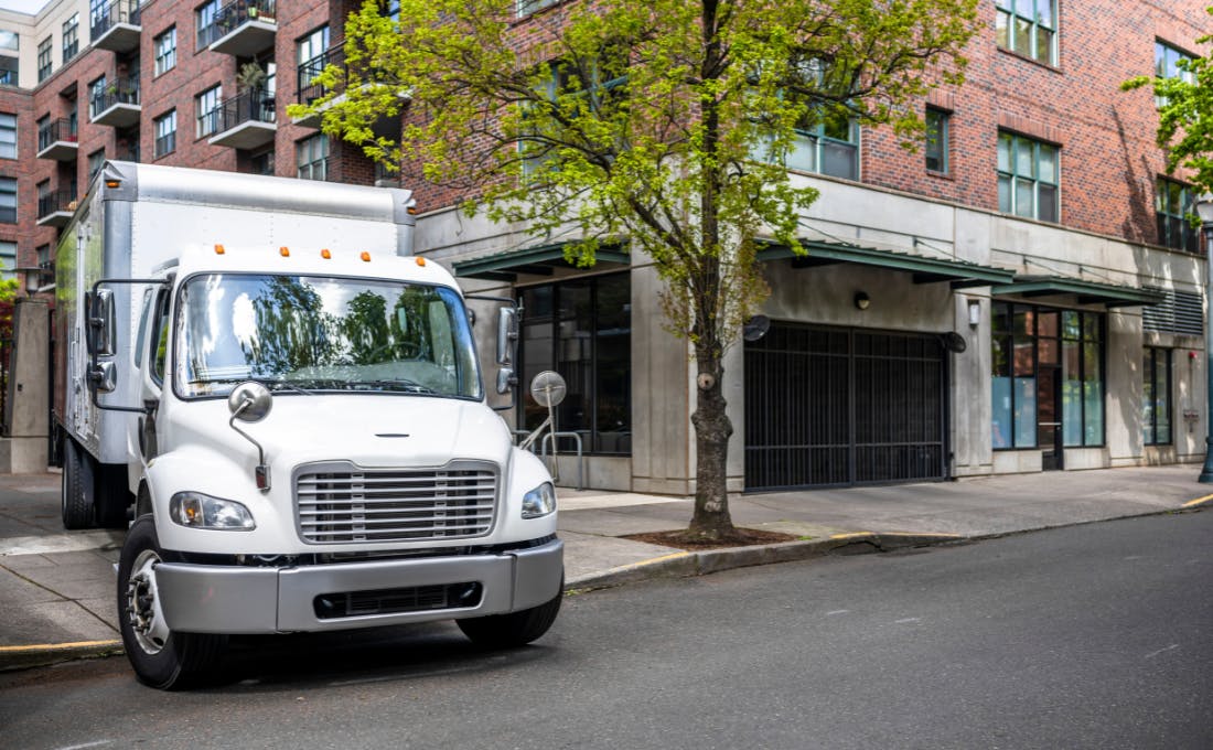 Truck in New York - Real-Time Visibility Solutions for Foodservice - ORTEC 