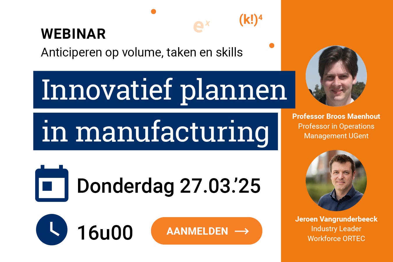 Innovatief plannen in manufacturing