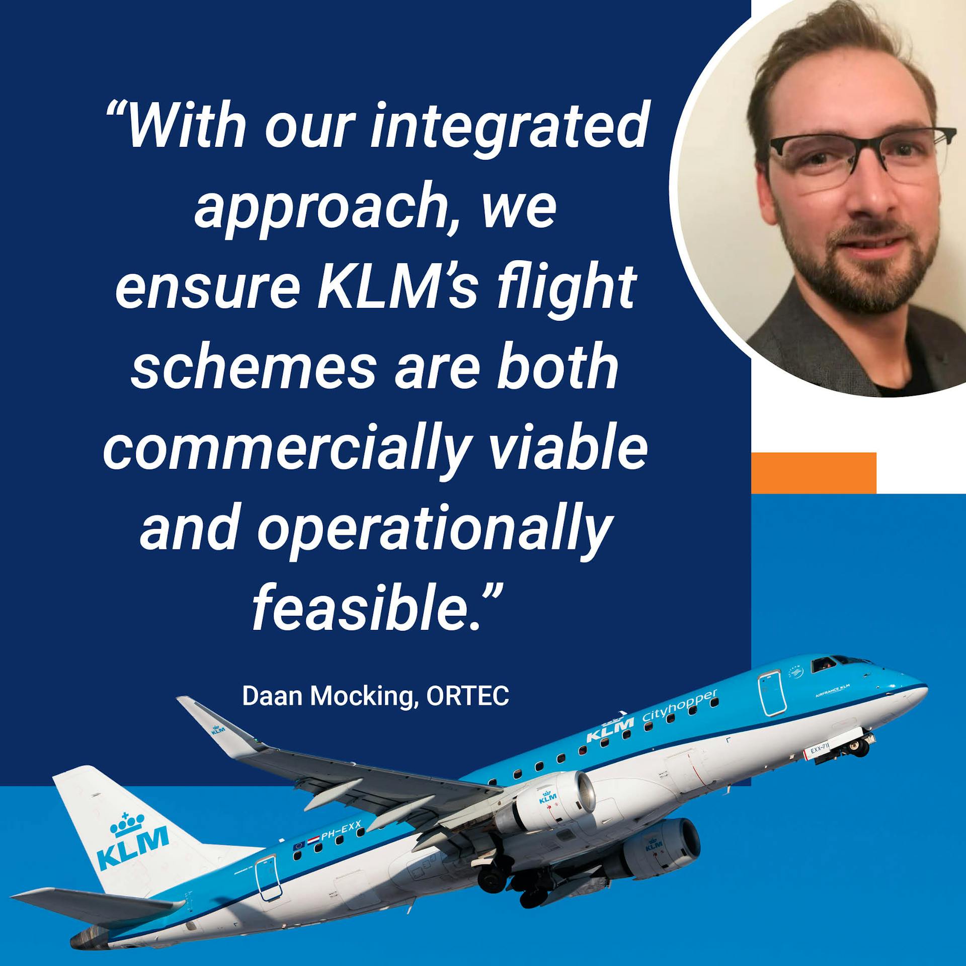 KLM and ORTEC - optimizing flight schedules