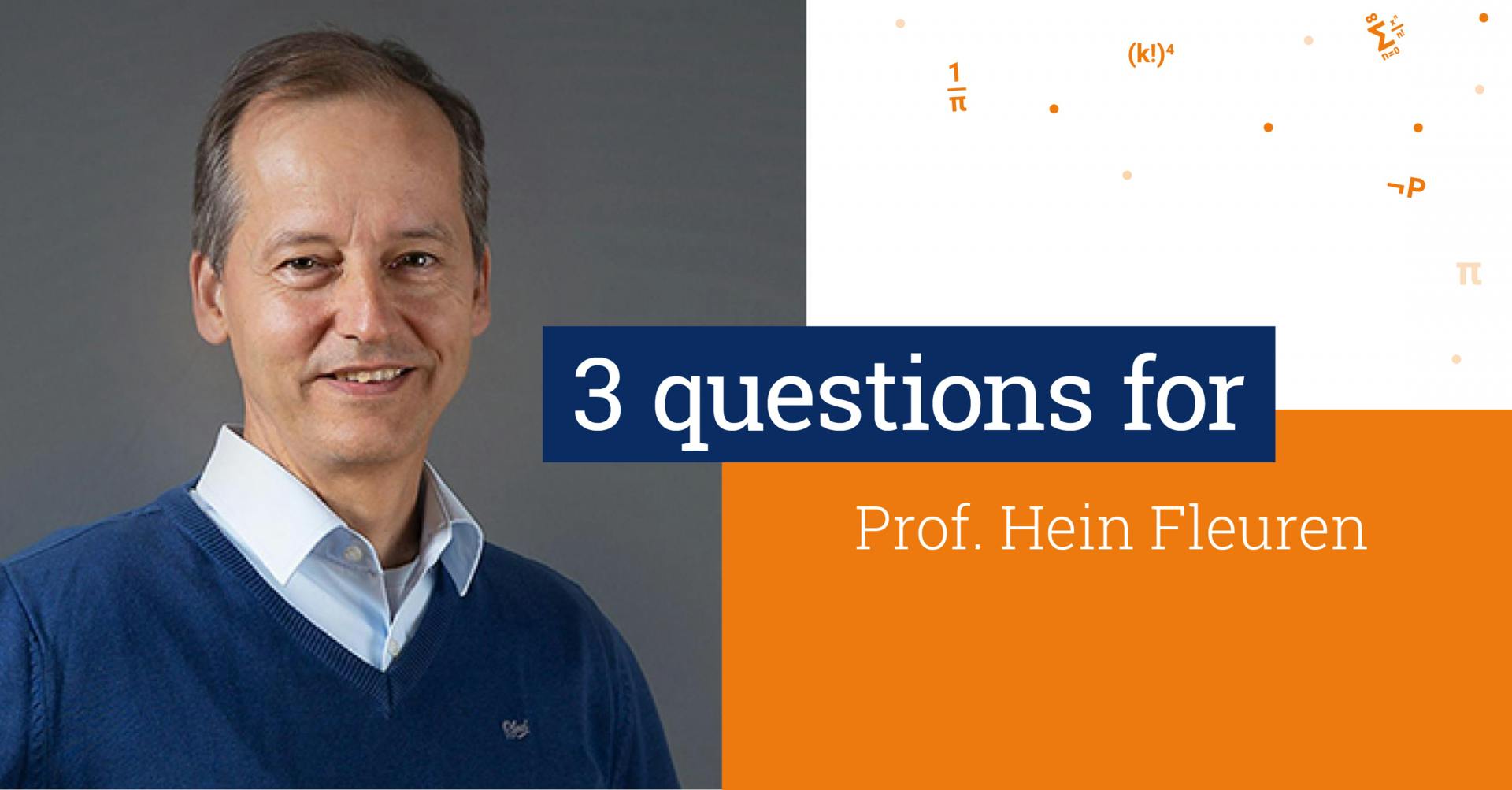 Three Questions for Hein Fleuren