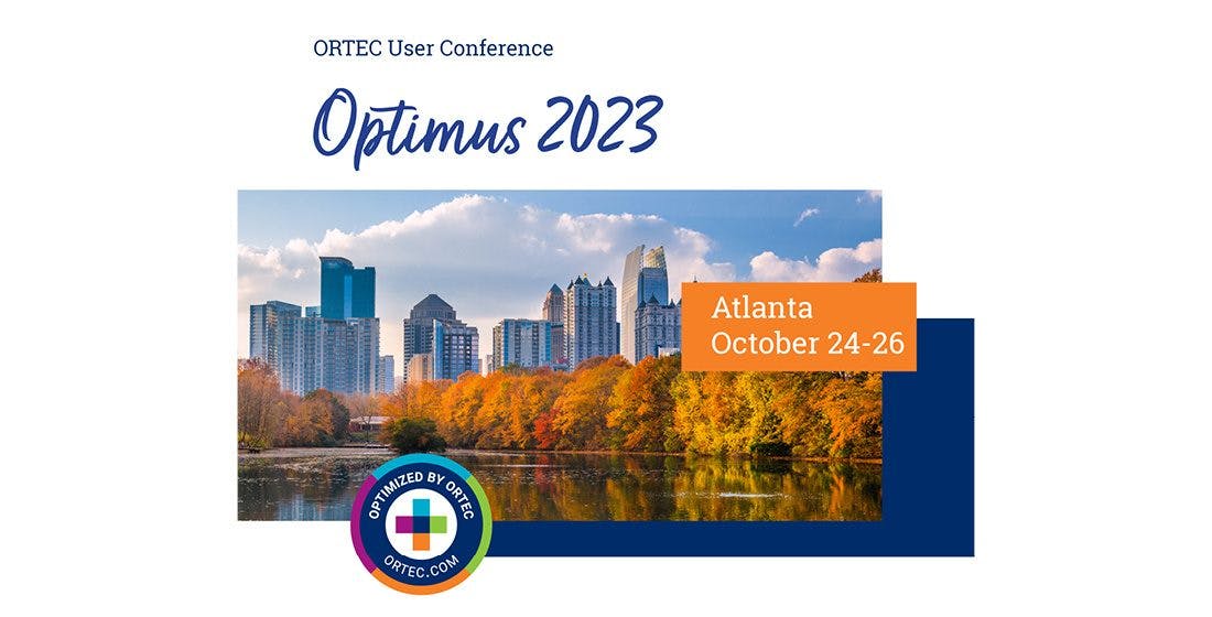 ORTEC OPTIMUS 2023 User Conference