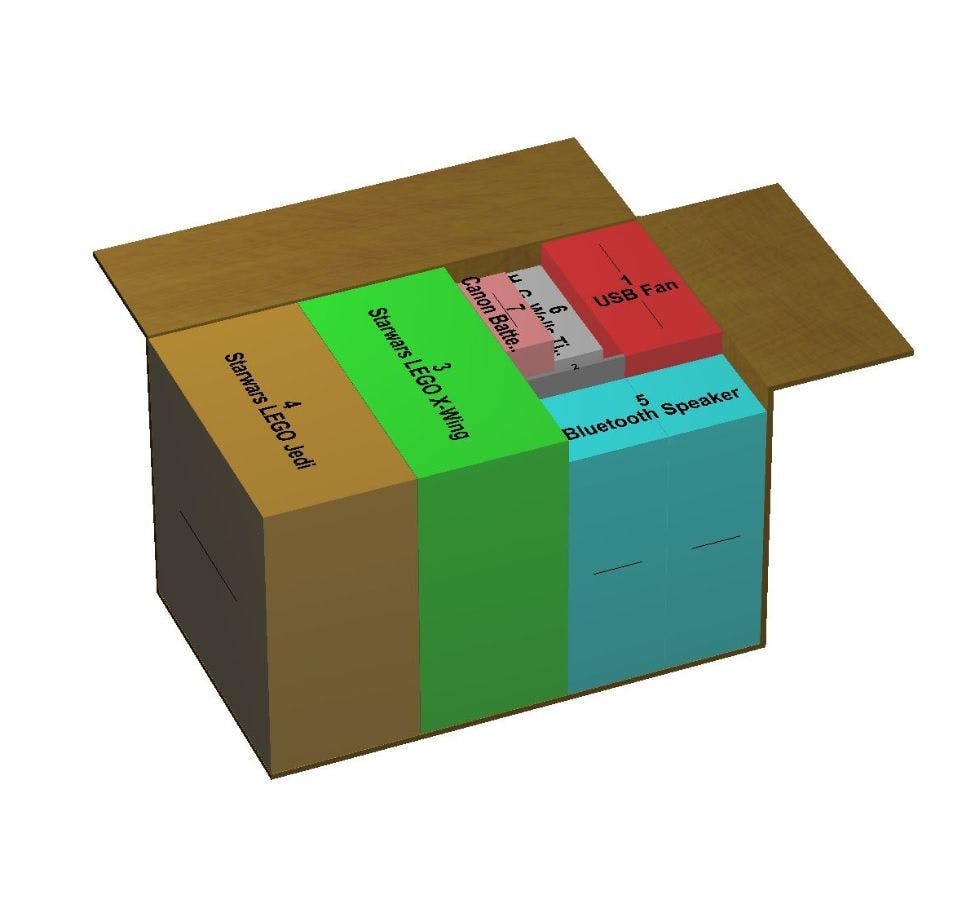 Image: Optimal shipping carton selection with 3D optimizer | ORTEC