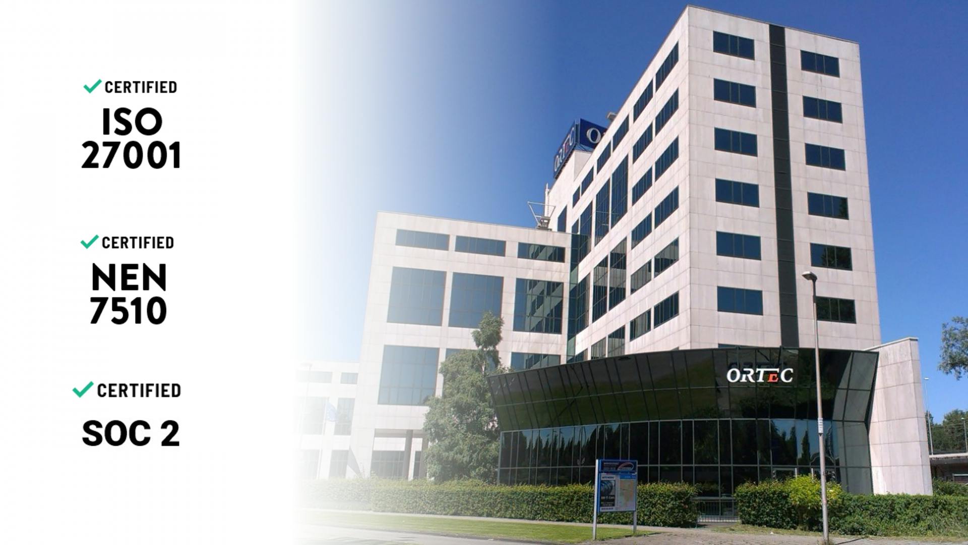ORTEC’s Information Security Compliance: renewed certificates