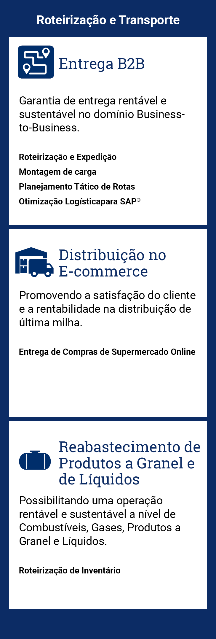 As nossas soluções