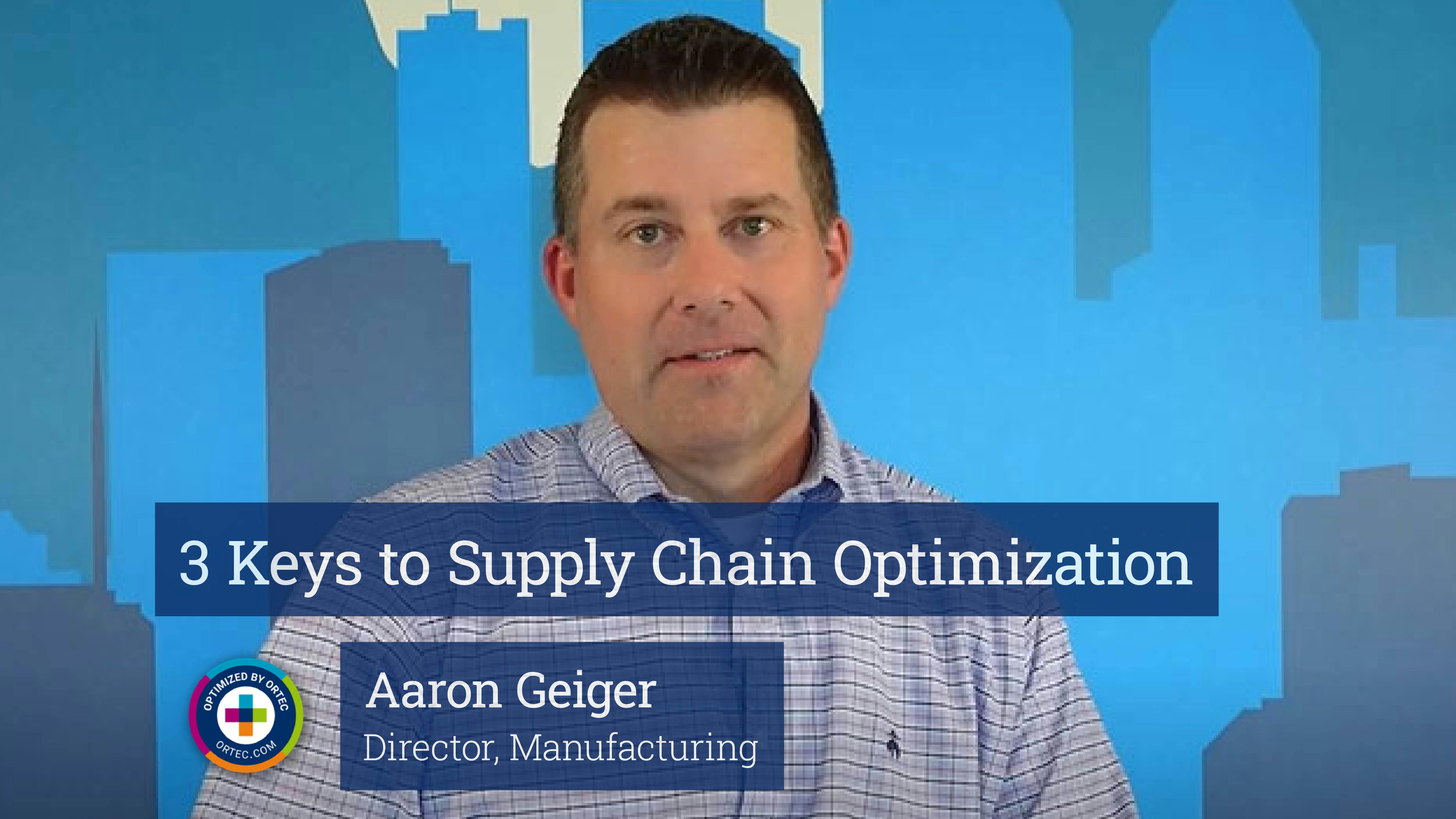 3 Keys to Supply Chain Optimization for Manufacturing