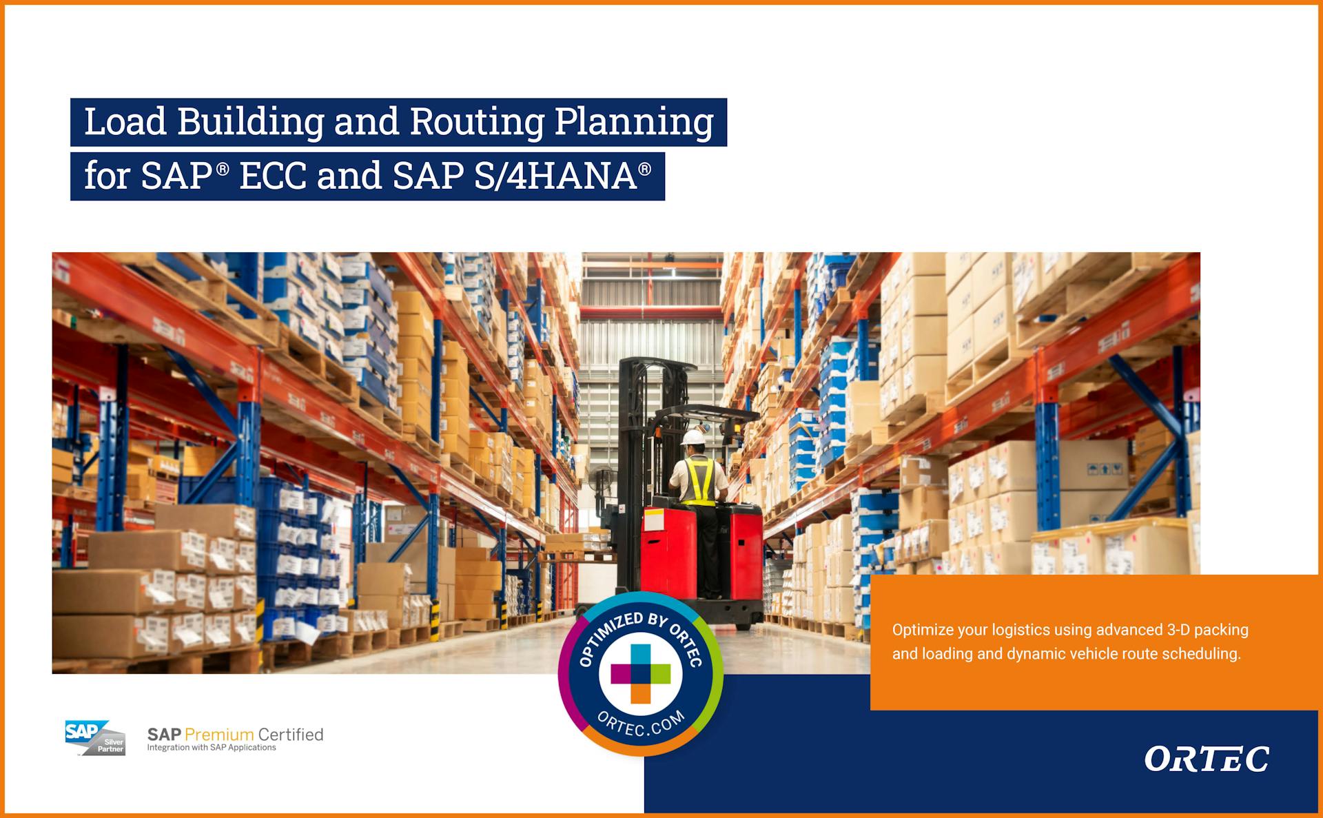 ORTEC Load Building and Route Scheduling for SAP