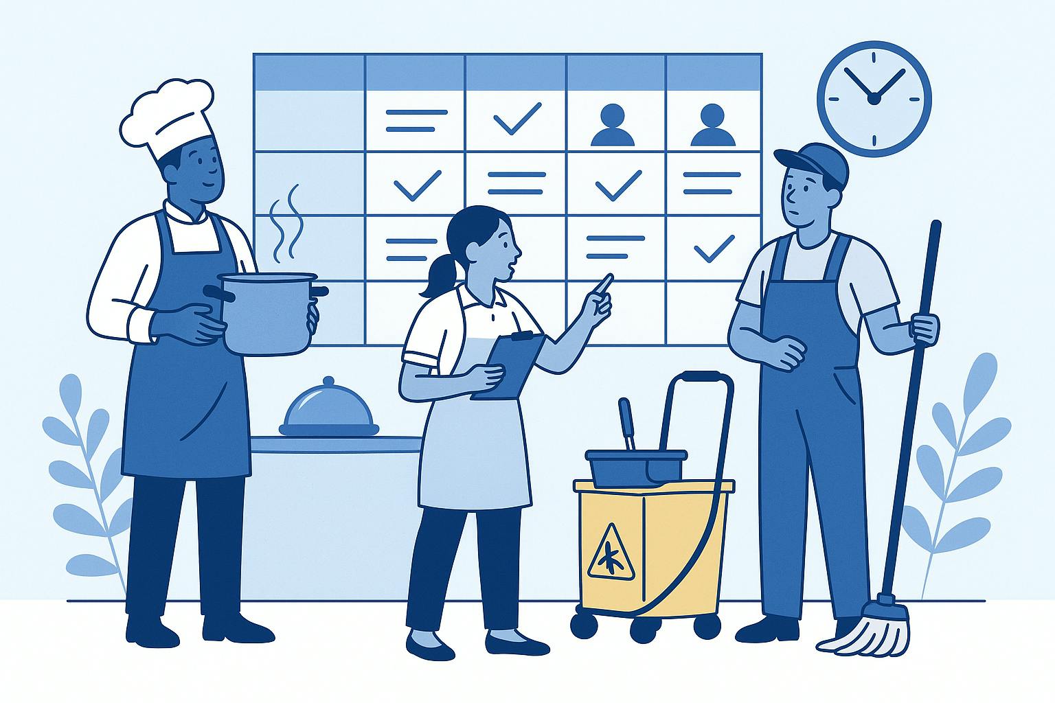 Personeelsplanning in cleaning & catering