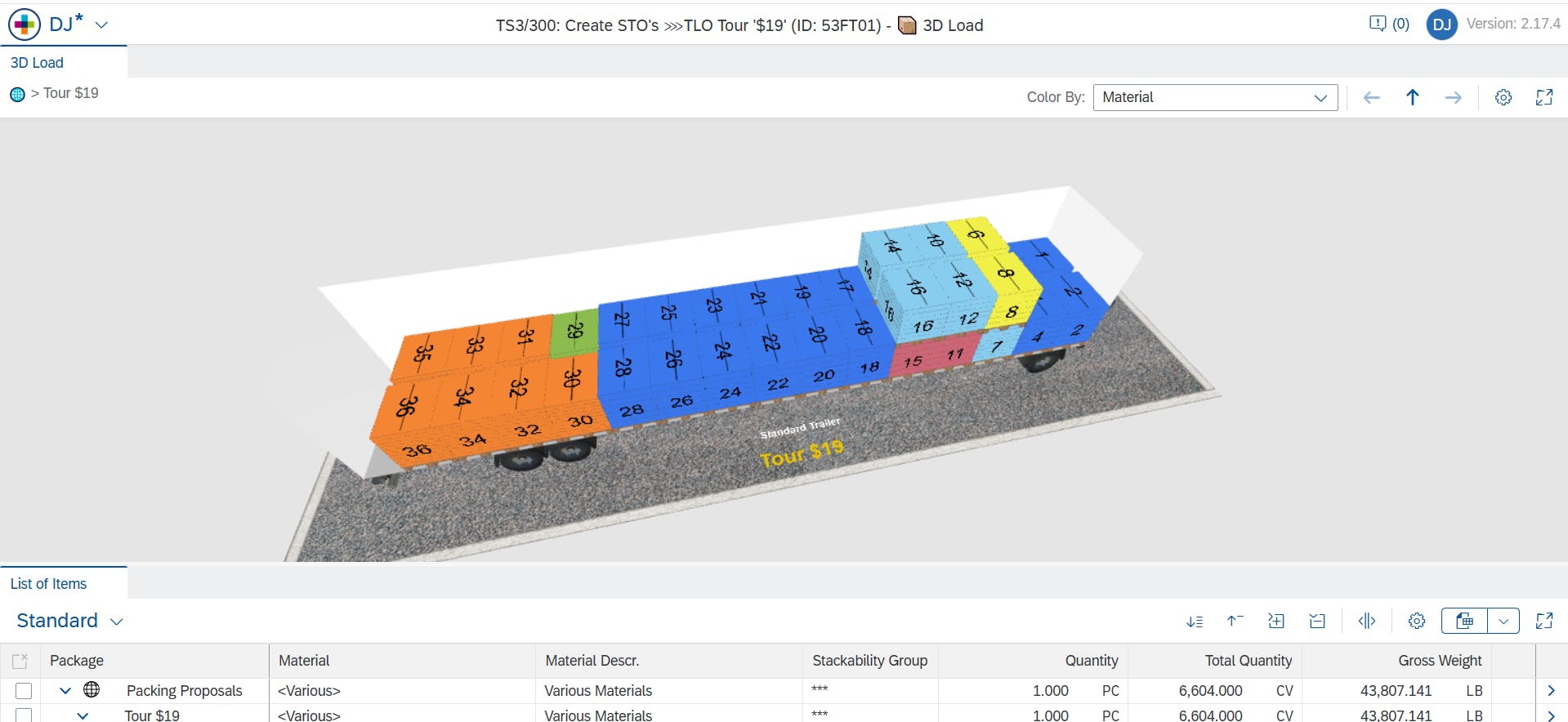 ORTEC Load Building for SAP