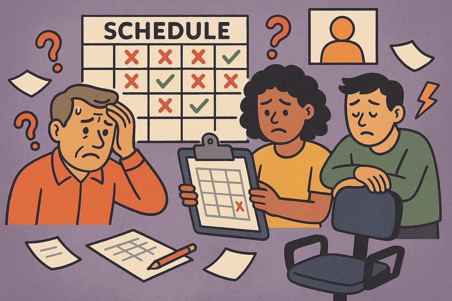 Scheduling problems
