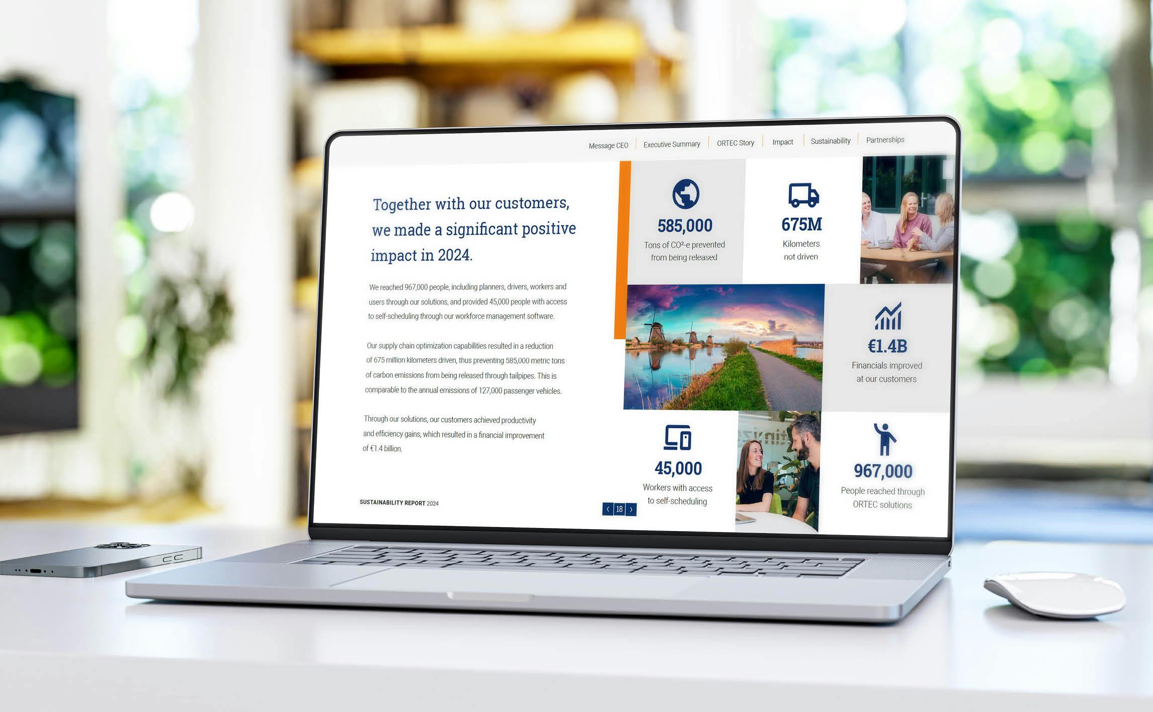 ORTEC 2024 Sustainability Report Details