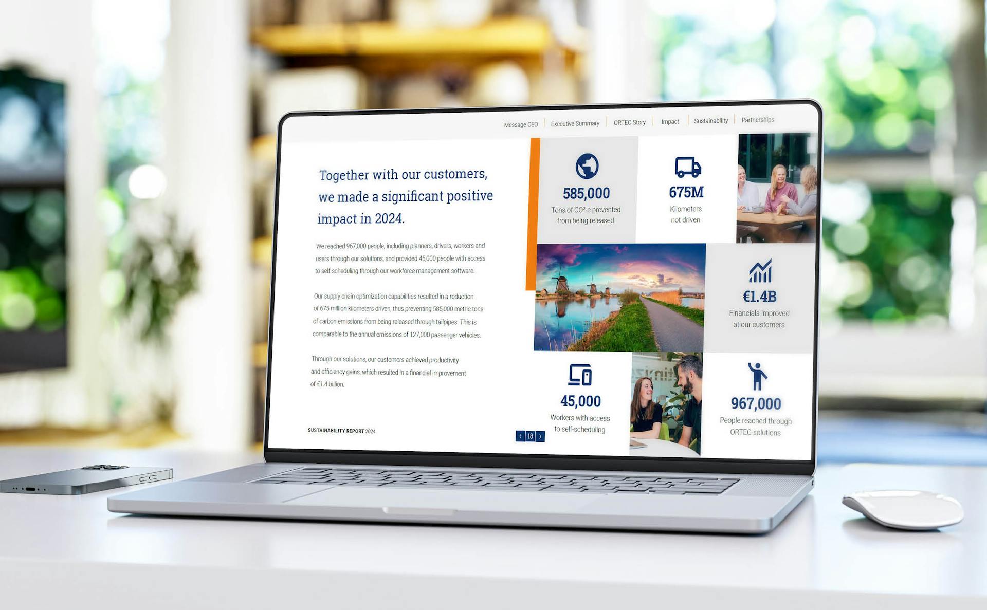 ORTEC 2024 Sustainability Report Details