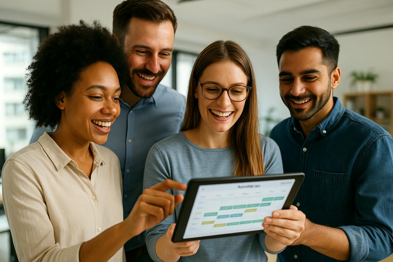 Happy employees