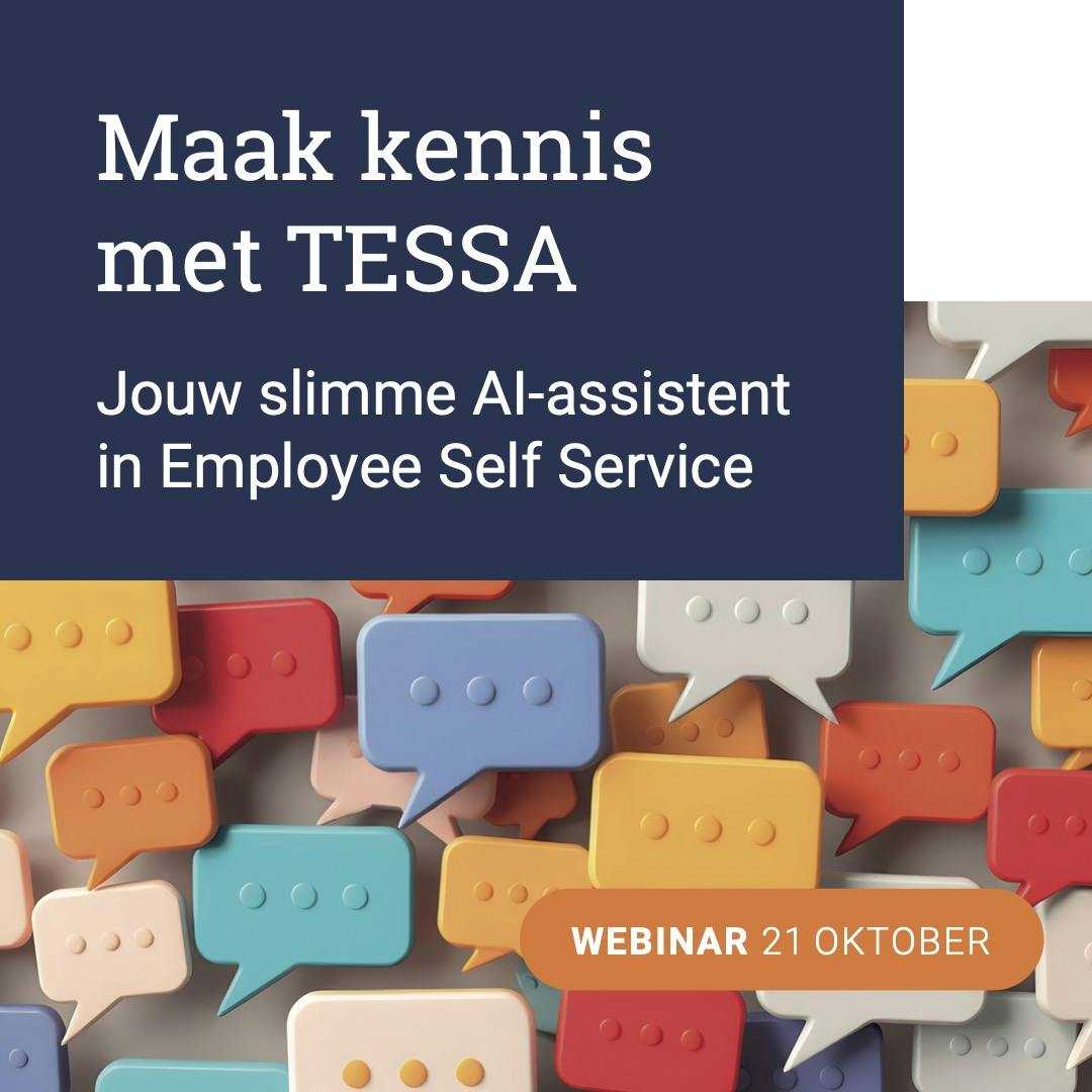 Schrijf je in voor de sneak preview van TESSA, jouw slimme AI-assistent in ESS