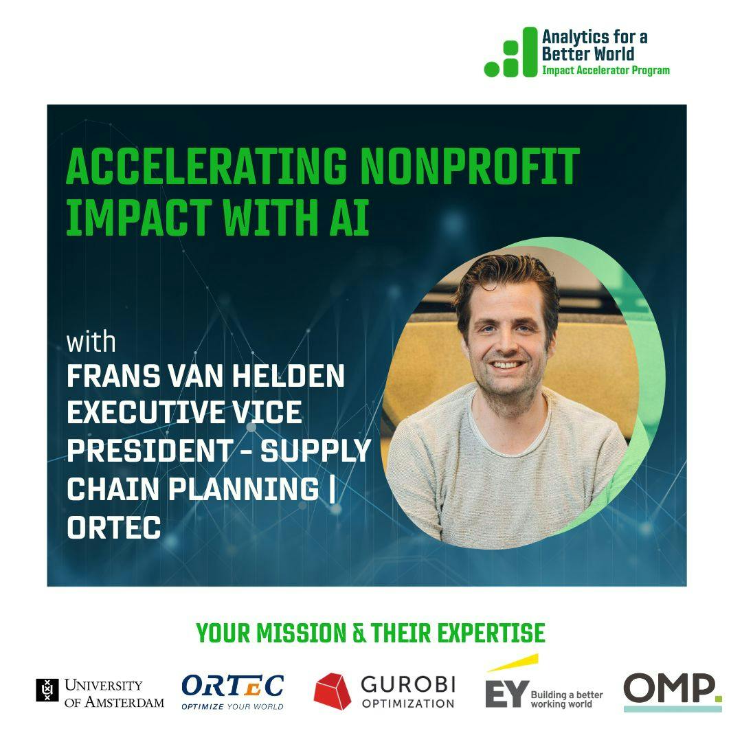 Accelerating Nonprofit Impact Through AI Optimization - Interview with Frans van Helden