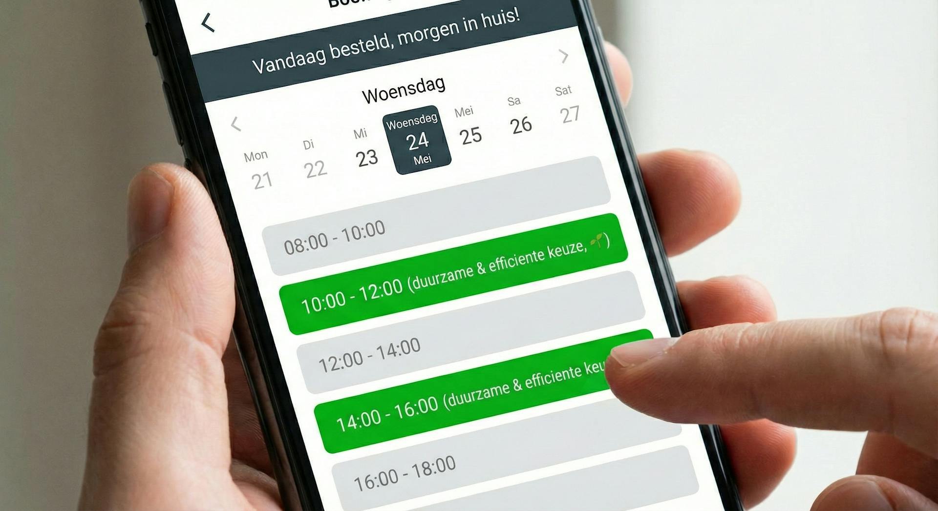 Klant kiest de duurzame optie