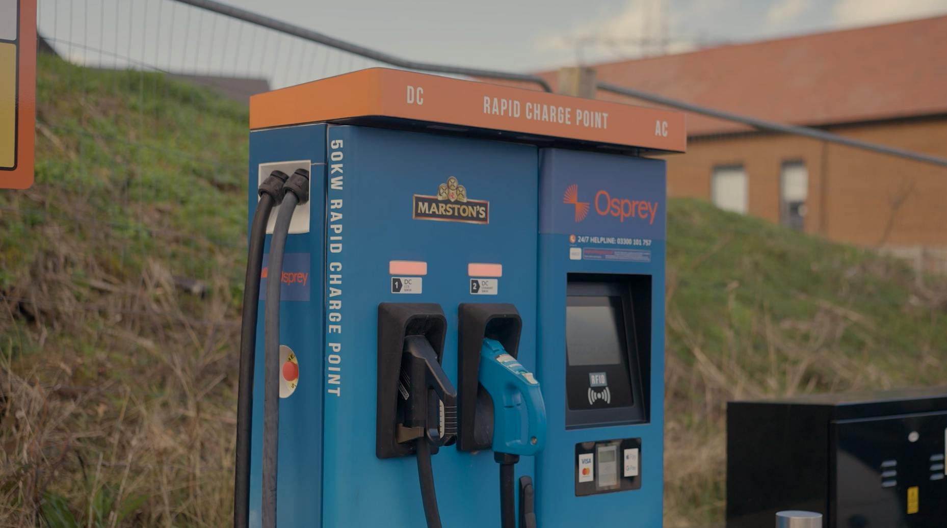 How to reset a 50kW Osprey rapid charger