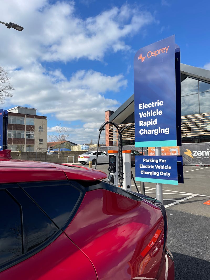 Where to charge an electric car?