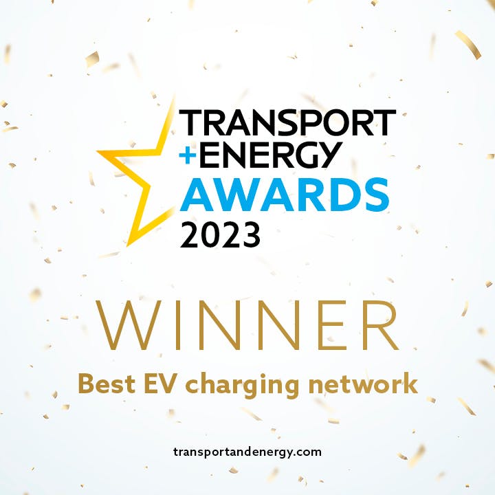 Transport + Energy Best EV Charging Network Winner 2023