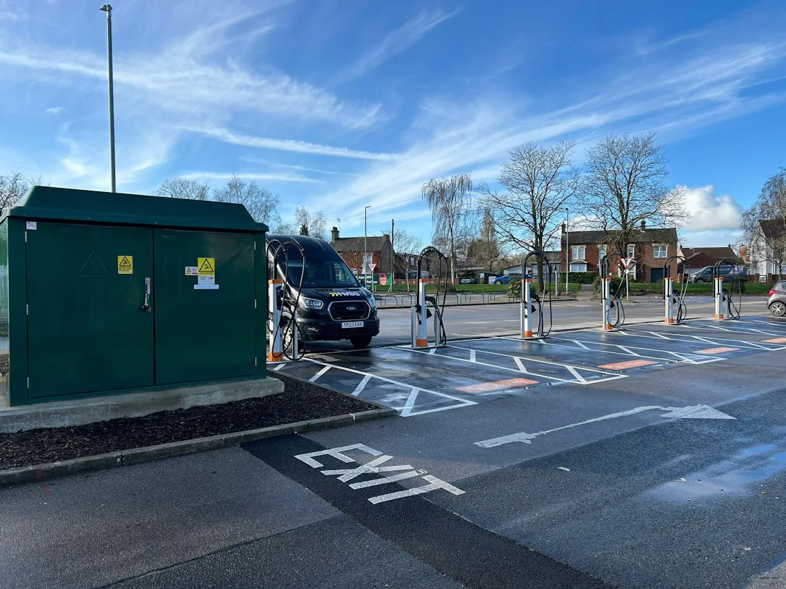 8 300kW Osprey EV charging stations in Wisbech