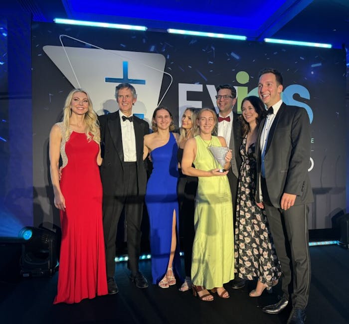 Osprey staff at the 2024 EVIE awards