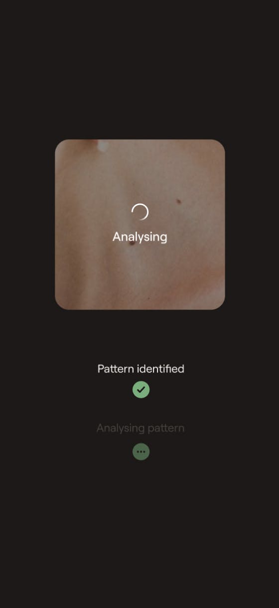 Analysis process on the App
