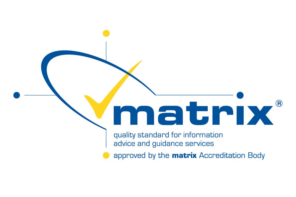 Matrix accreditation logo