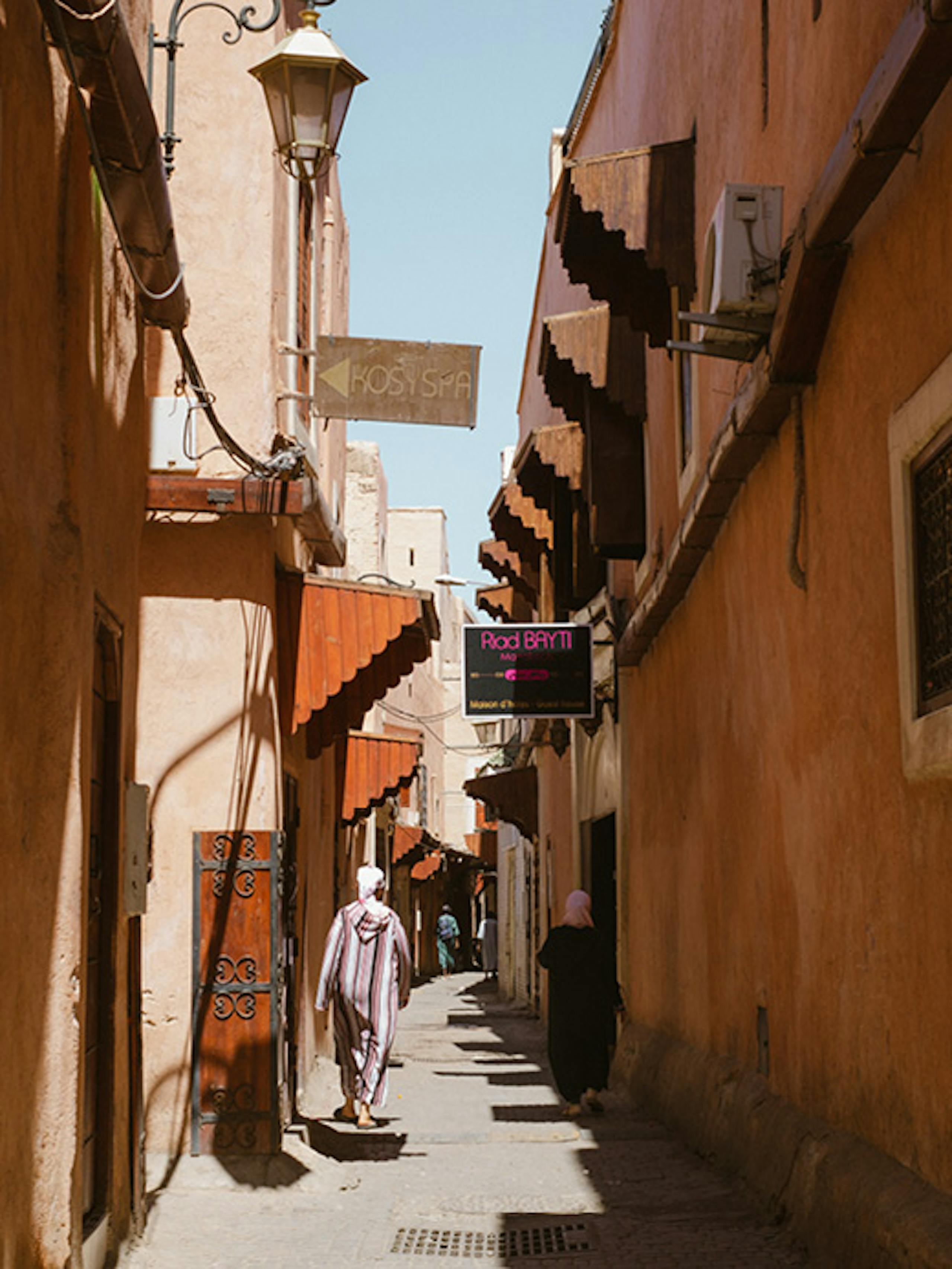Marrakesch - Hübsche Gasse 