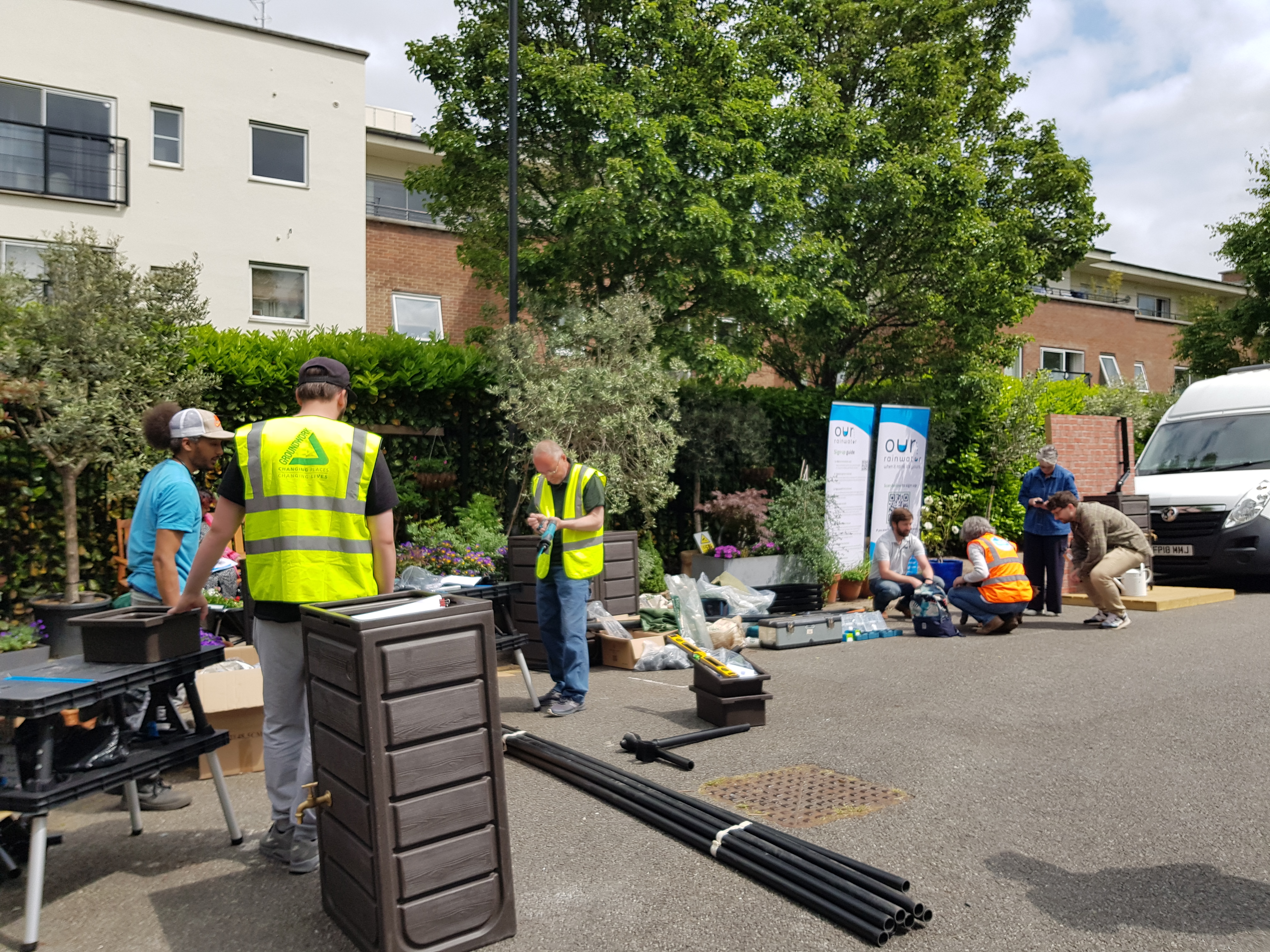 Community day with residents in Lambeth