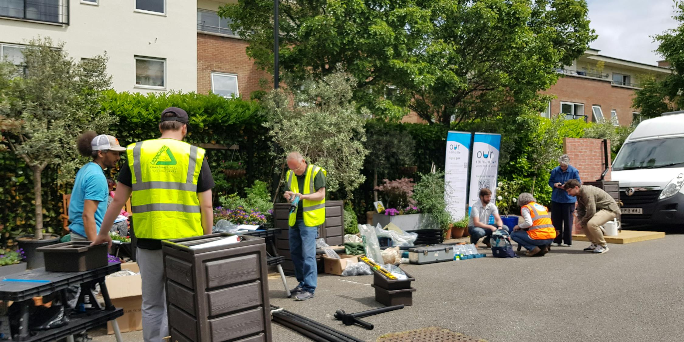 Community day with residents in Lambeth