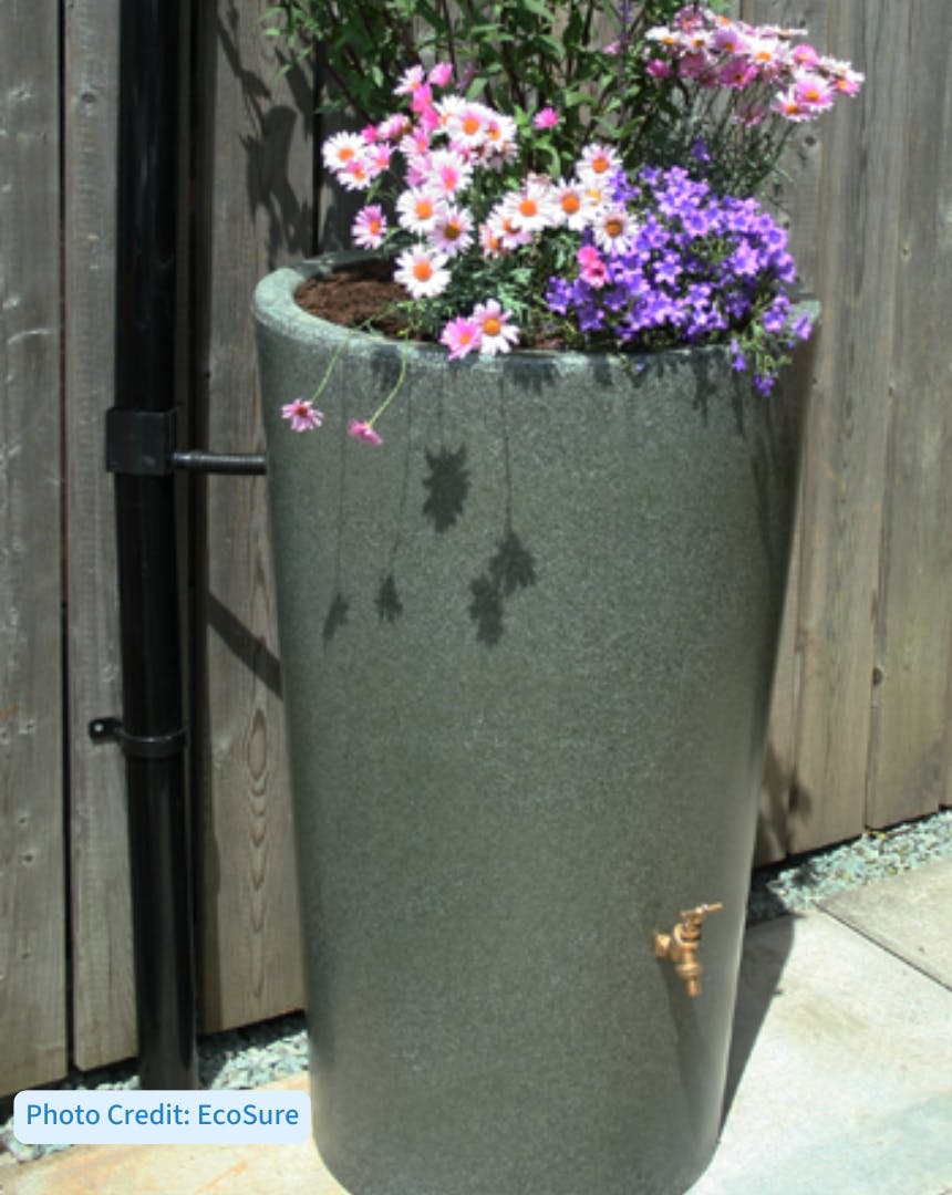 Ecosure Water Butt Planter