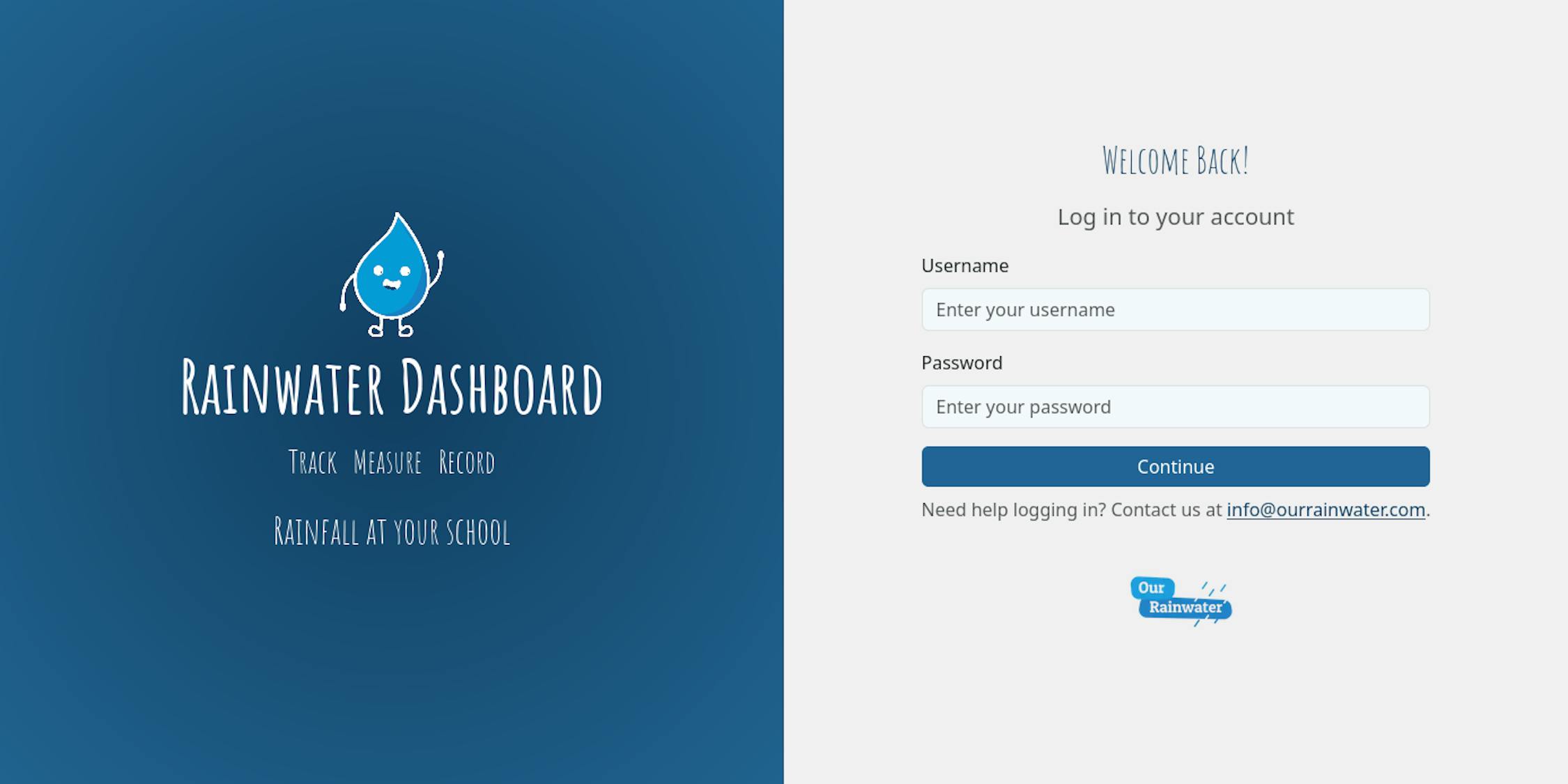 The Rainwater Dashboard