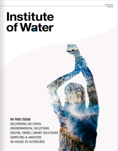 Front cover of the Spring 2023 Institute of Water magazine