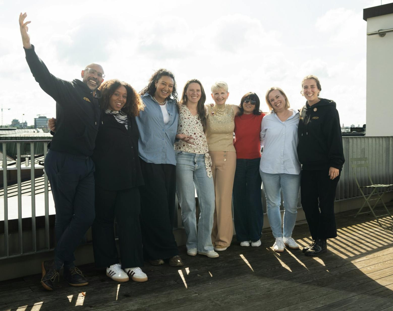 The OUTO team attending the research launch at Sporthaus Schuster in Munich. Fotos: Geosvany Cafasso