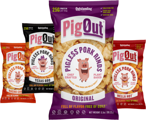 Pigless pork rinds variety pack