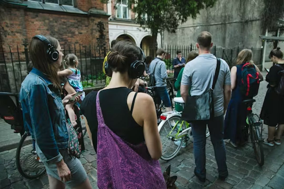 Image of people using overhear immersion