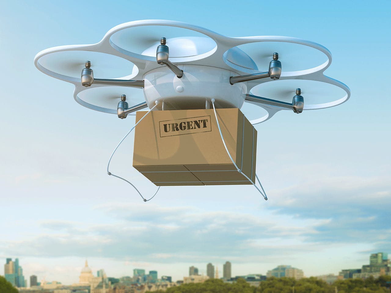 Environmentally Friendly
Drone Delivery