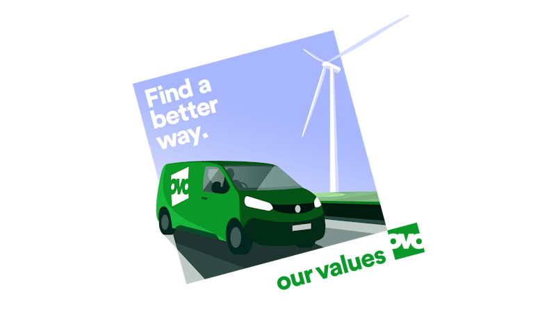 OVO Values. Find a better way