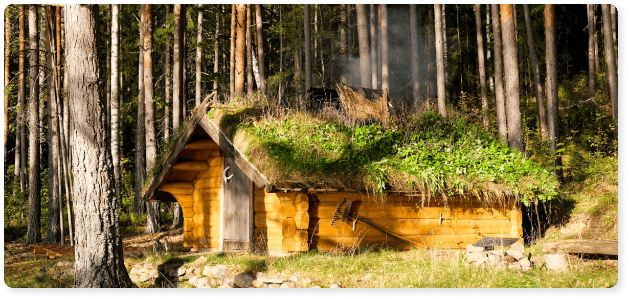Sauna at Yggdrasil Igloo Värmland