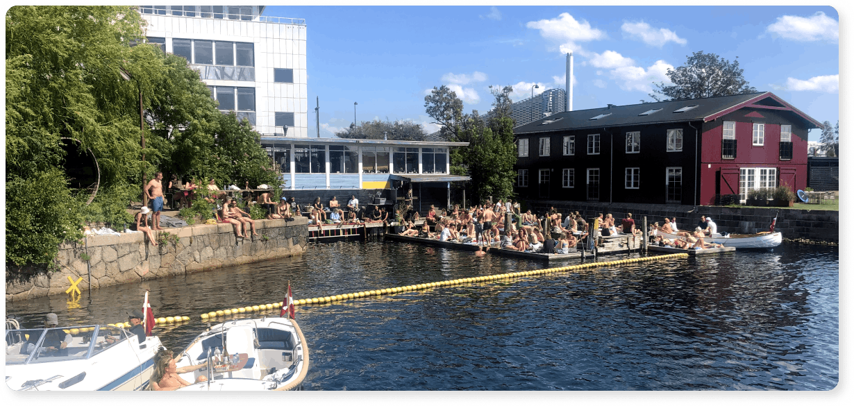 Vinterbade ved La Bancina i København