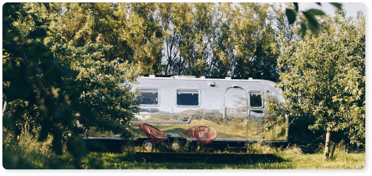 Getaway i Jylland i en ikonisk airstream på en vingård