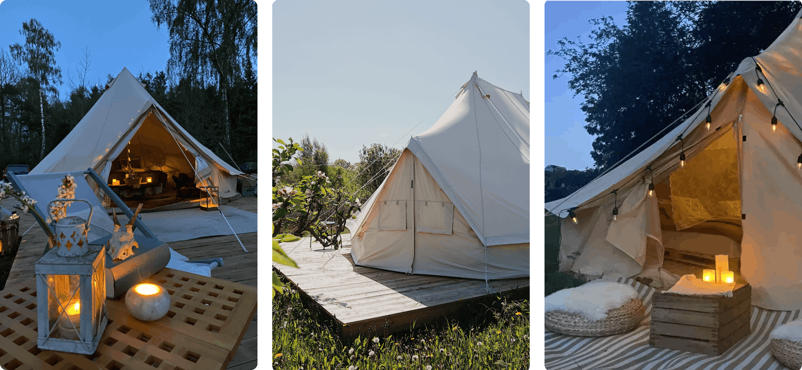 Nordisk glamping telte