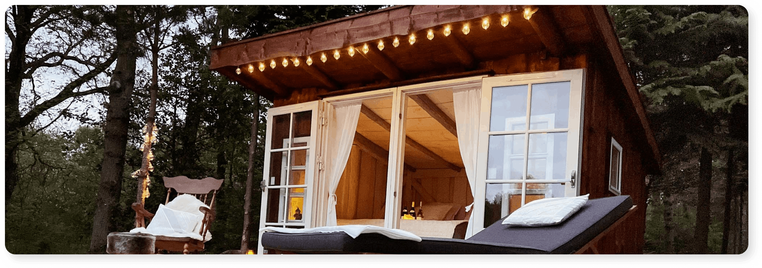 Solskinshytten - Overnatning i hytte på Bornholm
