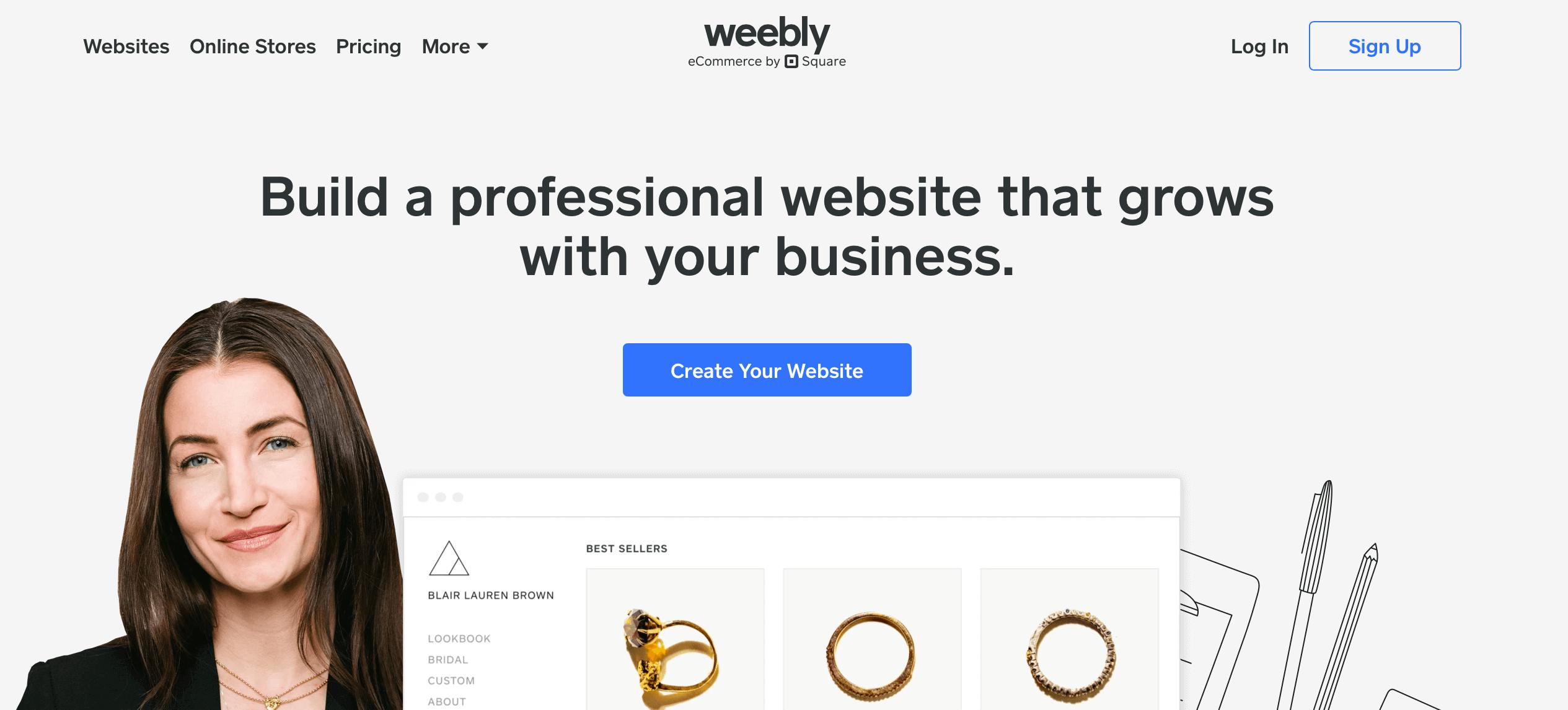 weebly homepage